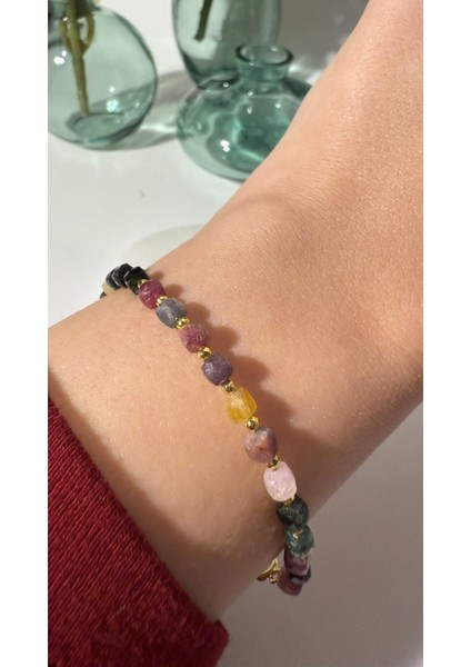 Karışık Doğal Taşlı Bileklik modelleri