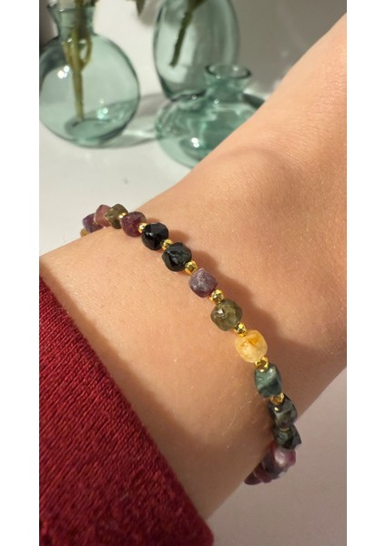 Karışık Doğal Taşlı Bileklik indirimleri