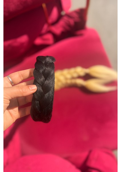 Hazır Takma Örgü Saç Aksesuarı-Kalın Örgü-Ombre Geçişli Kalınörgü-Örgülü Saç Tacıı- fiyatları