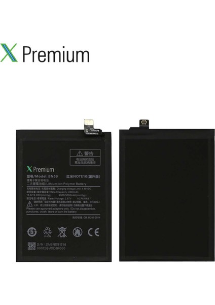 Xpremium Xiaomi Redmi NOTE10 Uyumlu Batarya Pil Süper Yüksek Kalite 5000 Mah BN59 fırsatları