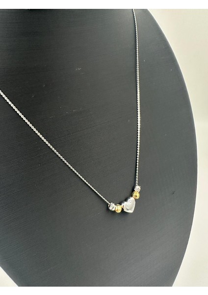 Gümüş Renk Küçük Kalpli Kolye – Minimal ve Şık Tasarım fiyatları