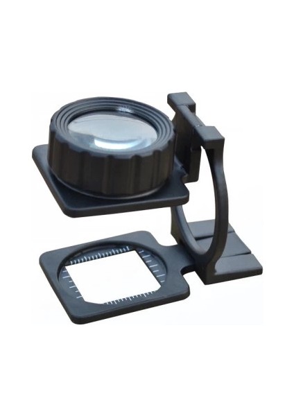 Tekstilciler Için Kumaş Kontrolü Büyüteç,katlanan, Metal 15X Büyütme
