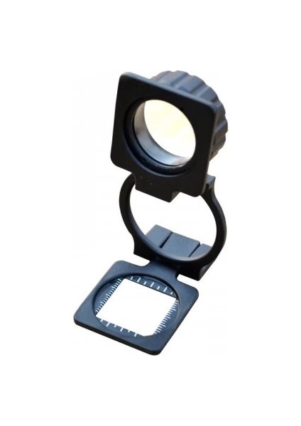 Tekstilciler Için Kumaş Kontrolü Büyüteç,katlanan, Metal 15X Büyütme indirimleri