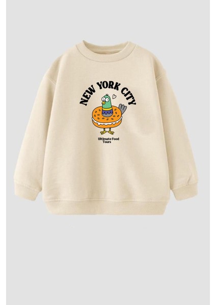 Erkek Çocuk Baskılı 3 Iplik Kumaş Pamuklu Sweatshirt fiyatları