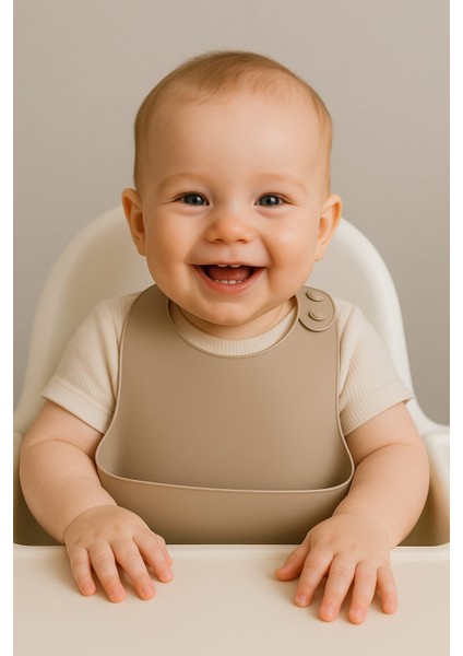 Bebek Beslenme Seti Bej 10 Parça Silikon Mama Seti fırsatları