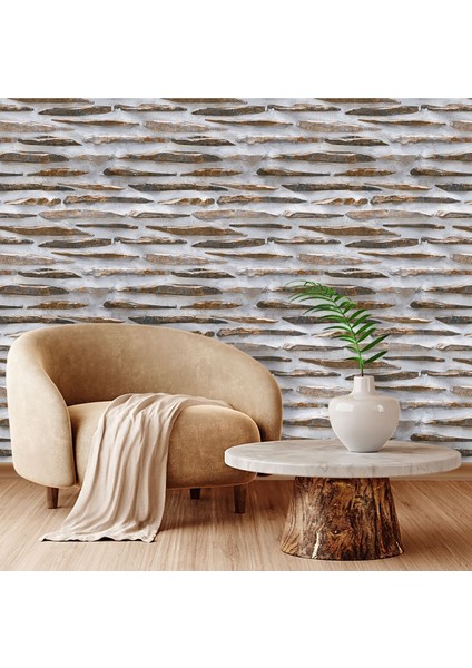 Duvar Kağıdı Renkli Ince Taş Duvar Desenli Silinebilir Tekstil Duvar Kağıdı fiyatları