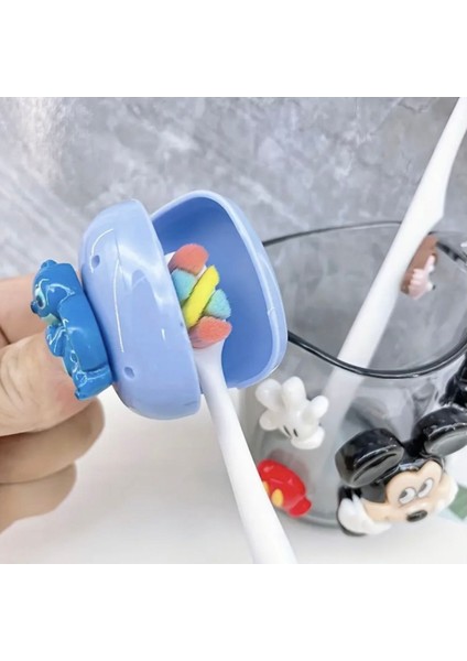 Stitch Desenli Diş Fırçası Başlık Koruyucu | Çocuklar Için Hijyenik Kapak | Seyahat Aparatı fiyatları