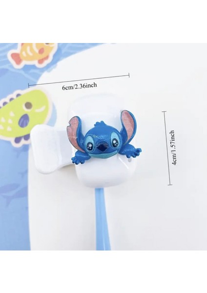 Stitch Desenli Diş Fırçası Başlık Koruyucu | Çocuklar Için Hijyenik Kapak | Seyahat Aparatı modelleri
