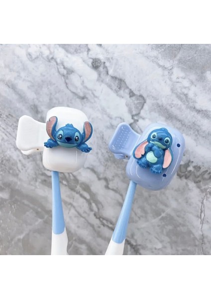 Stitch Desenli Diş Fırçası Başlık Koruyucu | Çocuklar Için Hijyenik Kapak | Seyahat Aparatı indirimleri