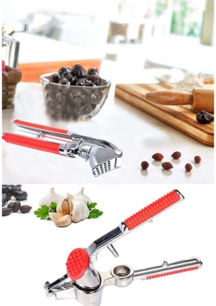 Dayanıklı Metal Sarımsak Ezici – Pratik Mutfak Gereci