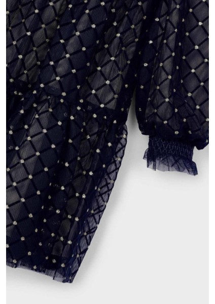 Kız Çocuk 4-9 Yaş Tüllü Elbise 4910 Lacivert fiyatları