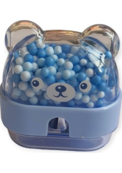 Renkli Köpüklü Boncuklu Kalemtıraş – Eğlenceli ve Şirin Tasarım