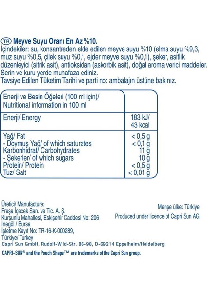Capri-Sun Mystic Dragon Karışık Meyveli Içecek 20 x 200 ml modelleri