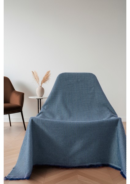 Pamuklu Koltuk Şalı 170X170 cm – Saçaklı Tv Battaniyesi & Tekli Koltuk Örtüsü fiyatları