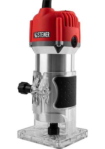 Alman 3000 Watt 6 Kademe Devir Ayarlı Formika Traşlama Freze Makinesi 6 mm Pens - ST0518R215