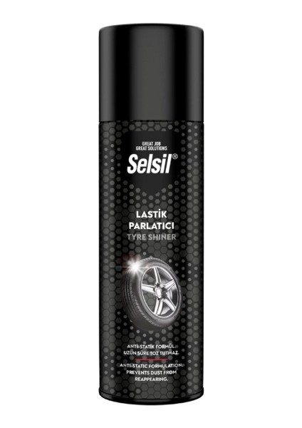 Selsil Oto - Araç Lastik Parlatıcı - Temizleyici Sprey 500ML (5324)