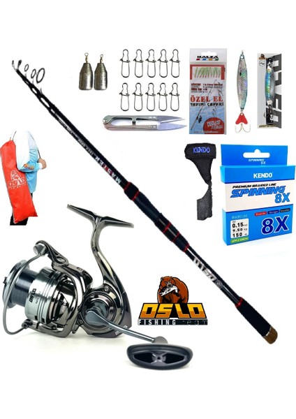 Next 4000 270CM 14-42GR Oslo Master Tele Spin Olta Takımı Seti