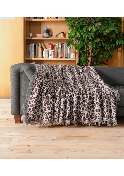 Pamuklu Koltuk Şalı 170X170 cm – Saçaklı Tv Battaniyesi & Tekli Koltuk Örtüsü fiyatları