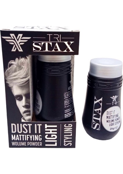 Stax Wax Lıght Pudra Siyah Kutu Saç Şekillendirici 20GR (5332)