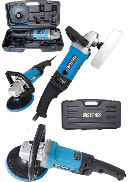 Alman 2800 Watt Profesyonel 6 Kademe Devir Ayarlı Pasta Cila Polisaj Makinesi