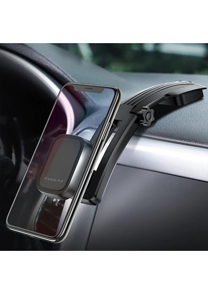 Kuulaa Center Console Mıknatıslı Cep Telefonu Araç TUTUCU-(5775) - M703K091-R92703