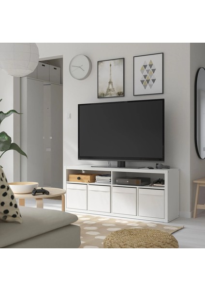 Kallax Tv Sehpası Beyaz 147 x 60 cm modelleri
