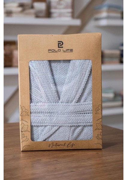 Tek Kişilik Bornoz Gri 3xl