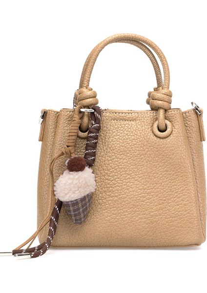 25YG613 Kadın Premium Omuz Çantası Kahverengi