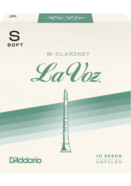 D'addario Woodwinds La Voz RCC10SF Sib Klarnet Kamışı Soft