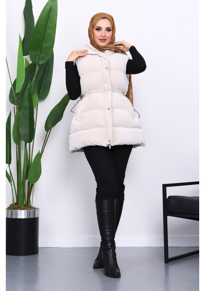 Bej Bel Lastikli Cepli Şişme Yelek fiyatları