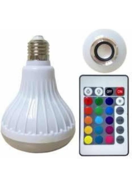 Lamba Hoparlör Ampül Görünümlü Renk Değiştirebilen Android ve Ios Uyumlu - M769K976-R44769 fiyatları