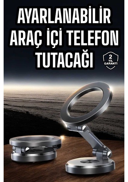 Araç Içi Telefon Tutacağı Manyetik Tasarım Ayarlanabilir - M325K467-R29325