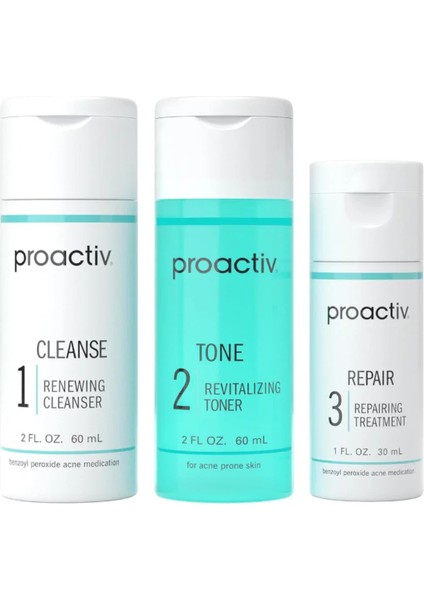 3 Step Acne Treatment - Benzoyl Peroxide Face Wash, Repairing Acne Spot Treatment For Face And Body