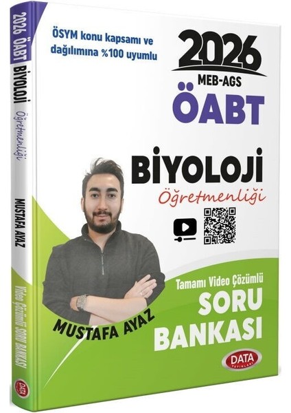 2026 Meb Ags Öabt Biyoloji Öğretmenliği Tamamı Video Çözümlü Soru Bankası Data Yayınları