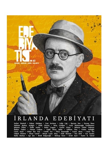 Edebiyatist Dergi 62.sayı Kasım-Aralık 2025