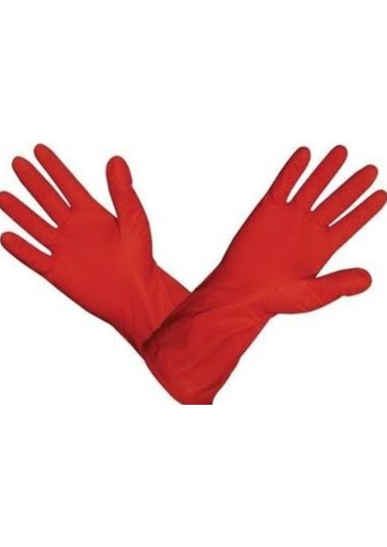 Temizlik ve Bulaşık Eldiveni L Beden – Doğal Lateks, Kaymaz Yüzey, Esnek (9–9.5)