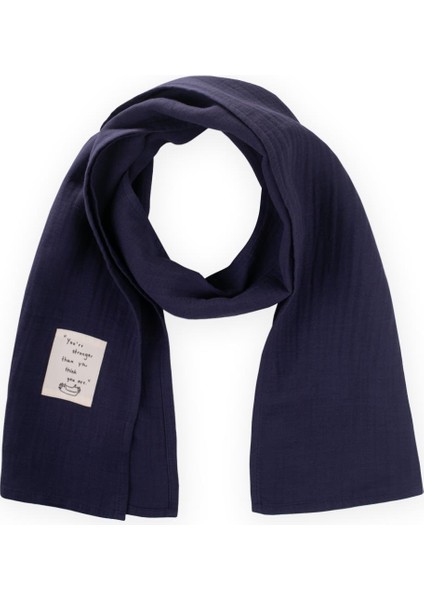 Çocuk Fular 25X140 cm Lacivert