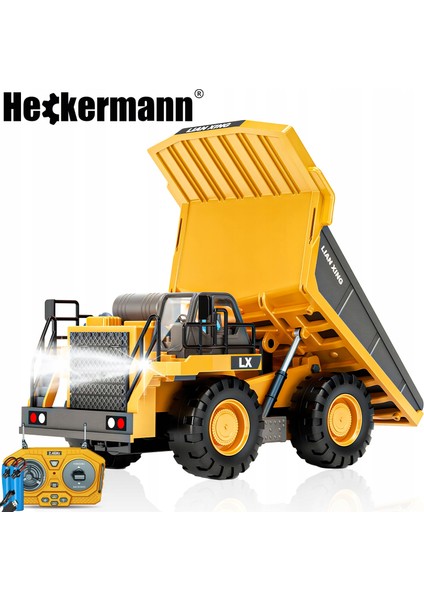 Uzaktan Kumandalı Full Fonksiyon Damperli Kamyon Metal 1:16 Şarjlı Sesli Işıklı Direksiyon Kumandalı fırsatları