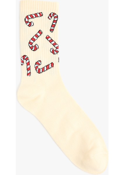 Yılbaşı Temalı Soket Çorap