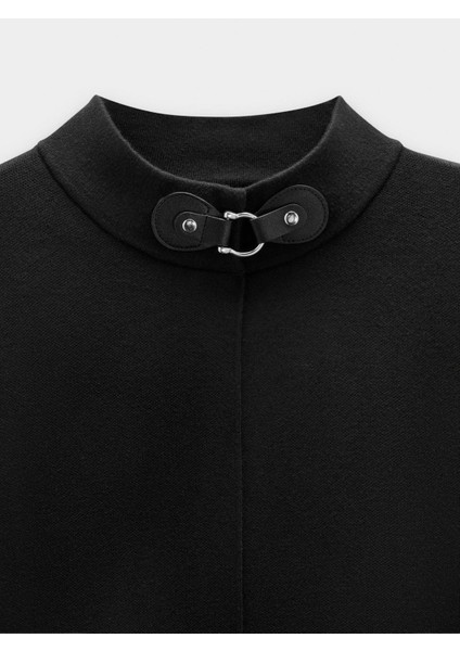 Dik Yaka Örme Panço indirimleri