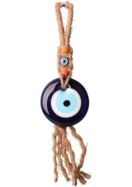 Lüks Makrome Hasır Işlemeli Büyük Nazar Boncuğu Duvar ve Kapı Süsü Dekoratif Ev Ofis Hediyesi Mdl: 2 fırsatları