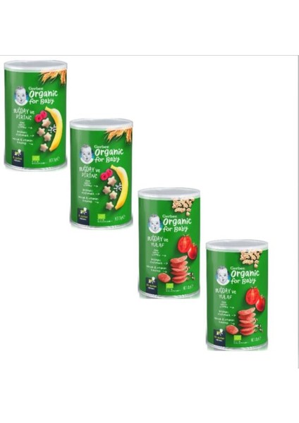 Organik Muzlu ve Domatesli Bebek Atıştırmalığı 35GR*4ADET( Karma Paket)