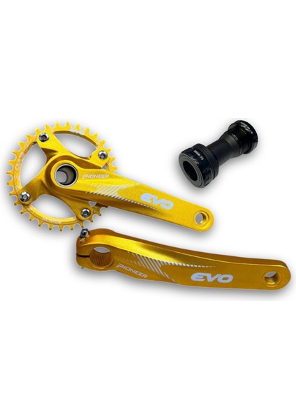 Evo 32T Sarı Hollowtech Göbek Tek Yaprak Aynakol