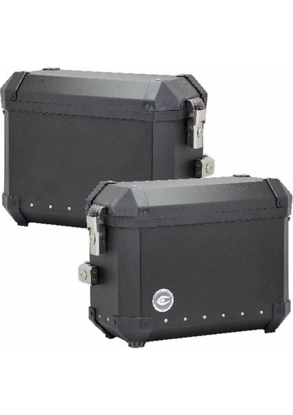 Alüminyum Yan Çanta 36LT Takım Siyah