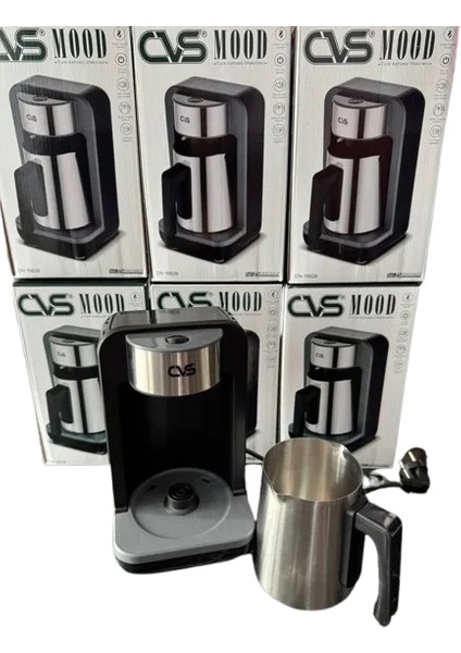 Cvs Çelik Türk Kahvesi Makinesi 1-4 Fincan DN-19828 modelleri
