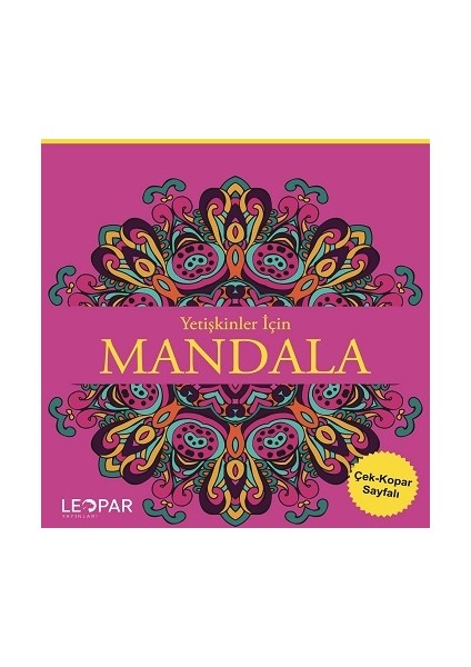 Yetişkinler Için Mandala - Pembe