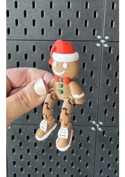 Yılbaşı Konseptli Kurabiye Adam Hareketli Figür modelleri