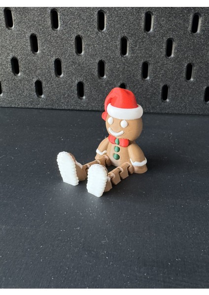 Yılbaşı Konseptli Kurabiye Adam Hareketli Figür