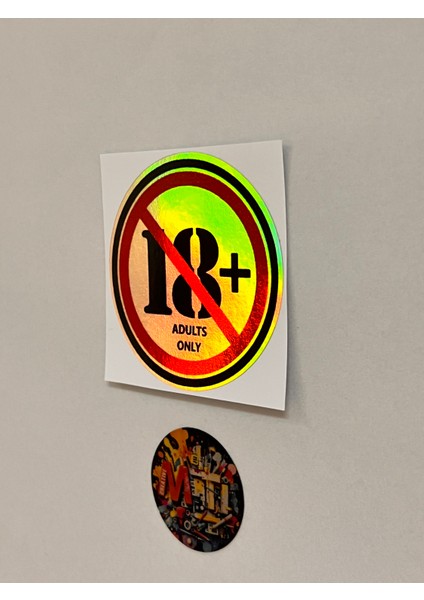 18+ On Sekiz Yaş Kısıtlaması Araba Motosiklet Kask Laptop Cam Etiket Baskı Sticker 7X7CM fiyatları