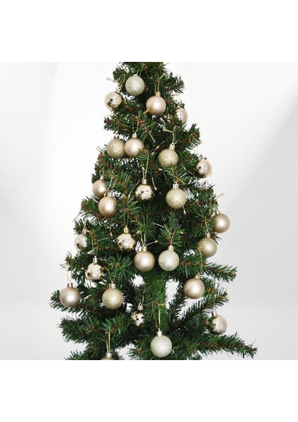 Yılbaşı Ağaç Süsleme Seti 72 Parça -Şampanya- fiyatları